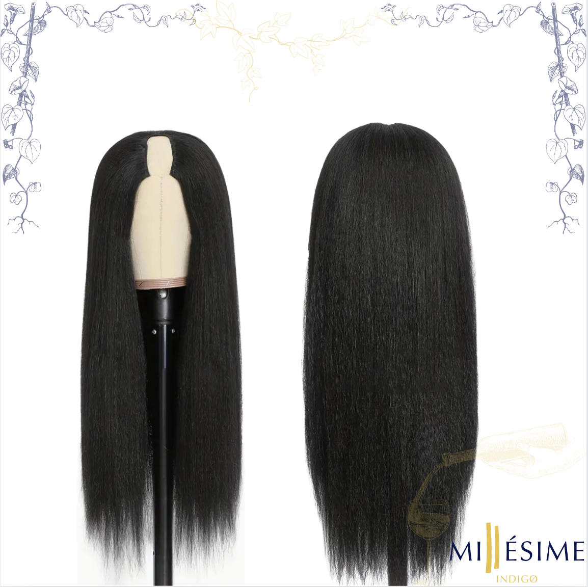 U Part Yaki : Perruque U Part Raw Hair Yaki