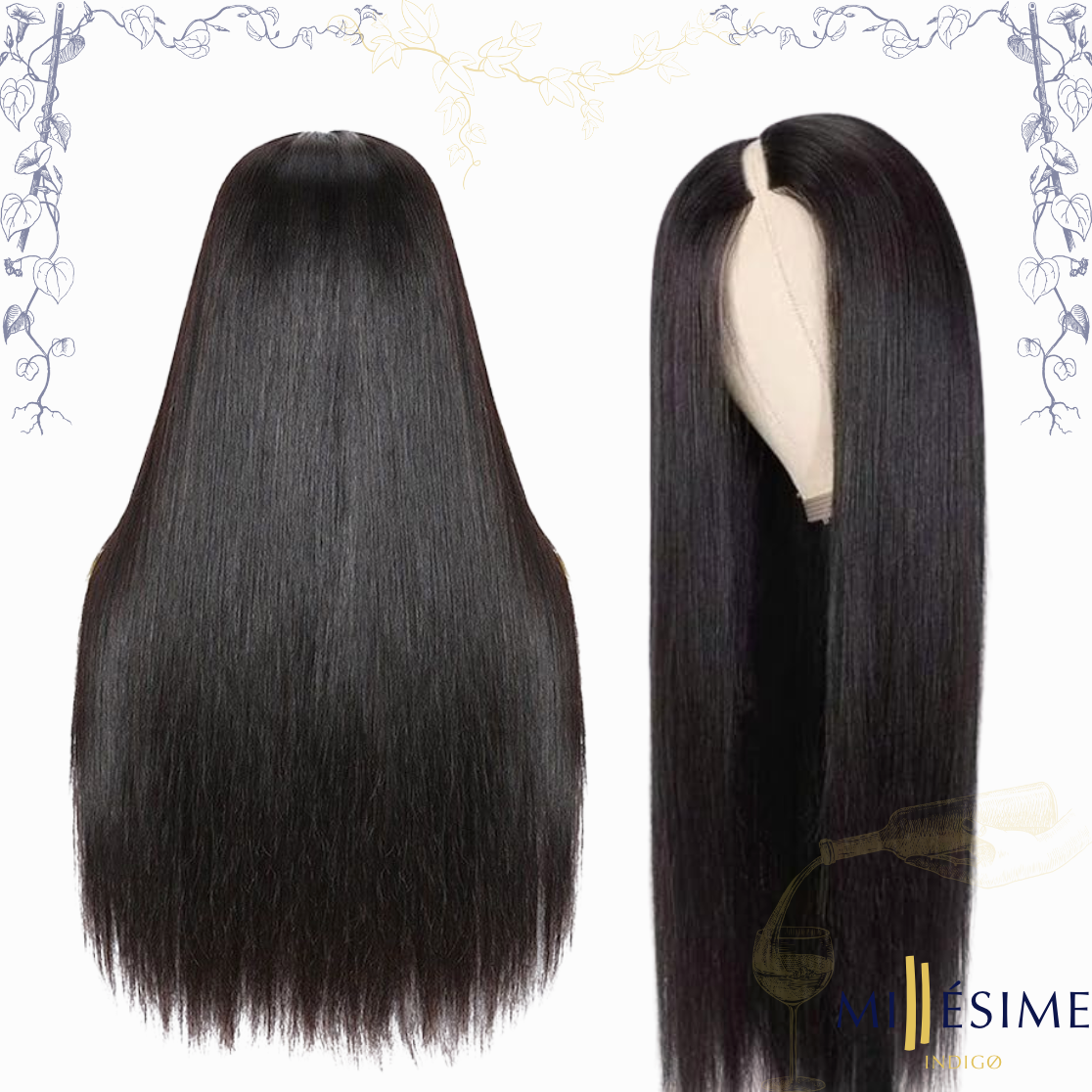 U Part Lisse : Perruque U Part Raw Hair Lisse