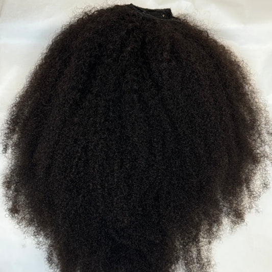 U Part Raw Hair Kinky Curly