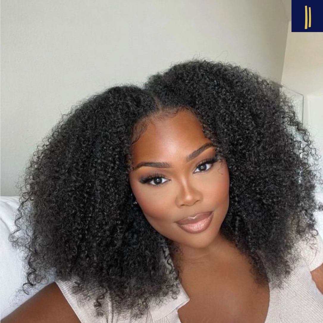 U part KC : Perruque U Part Raw Hair Kinky Curly