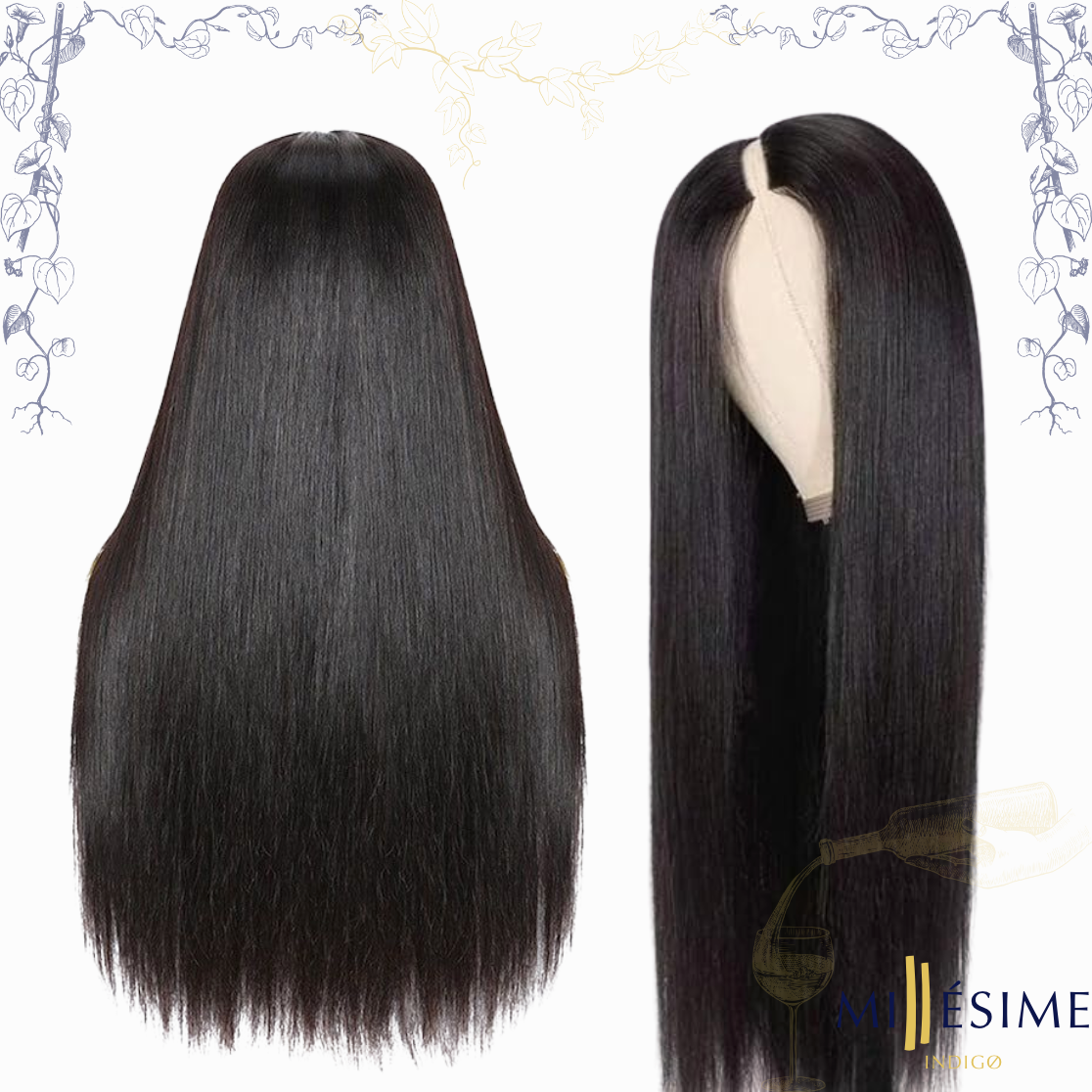 Cuvée Straight : Straight U Part Wig