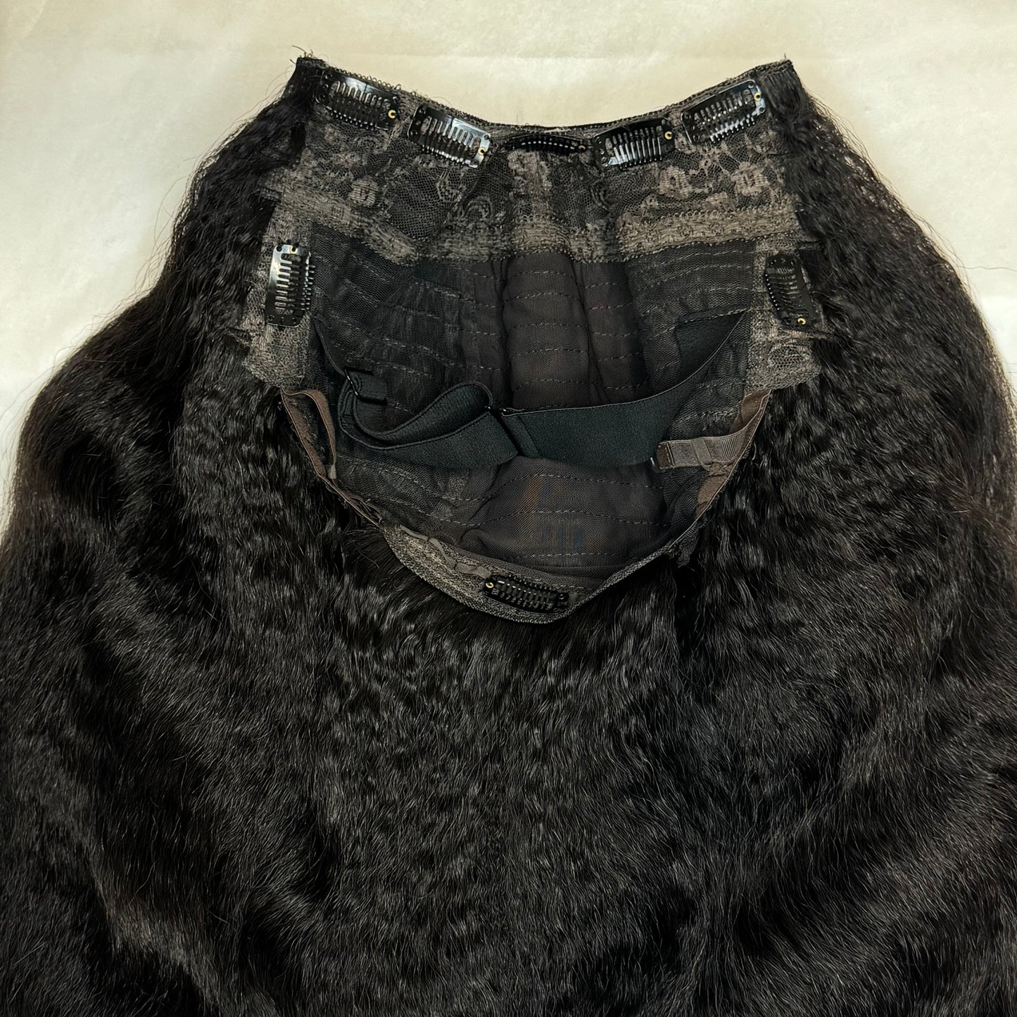 Kinky Straight Raw Hair U Part Wig